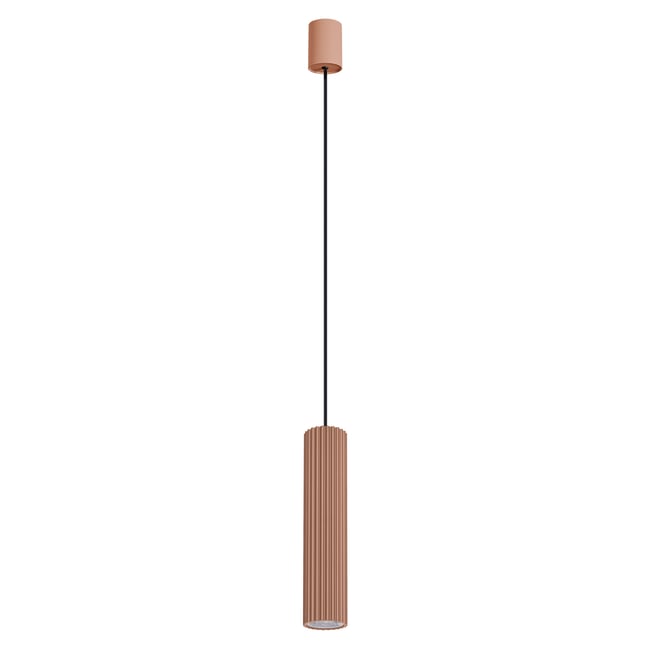 Suspension Aluminium Moka LED 1 Ivar Couleur moka <span itemprop=