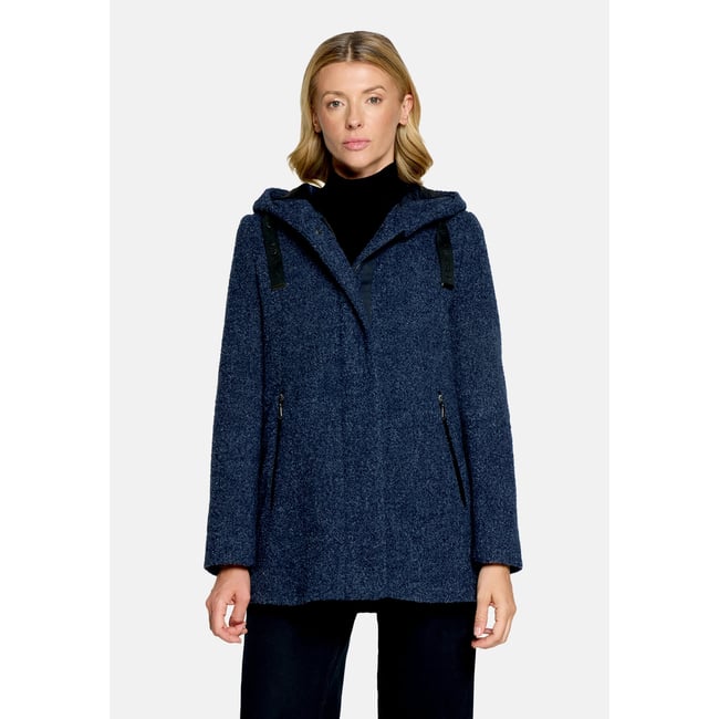 Veste en laine à capuche - GIL BRET