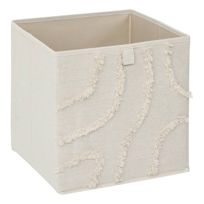 Boîte de rangement pliable design bali MIX'N MODUL Couleur beige <span itemprop=