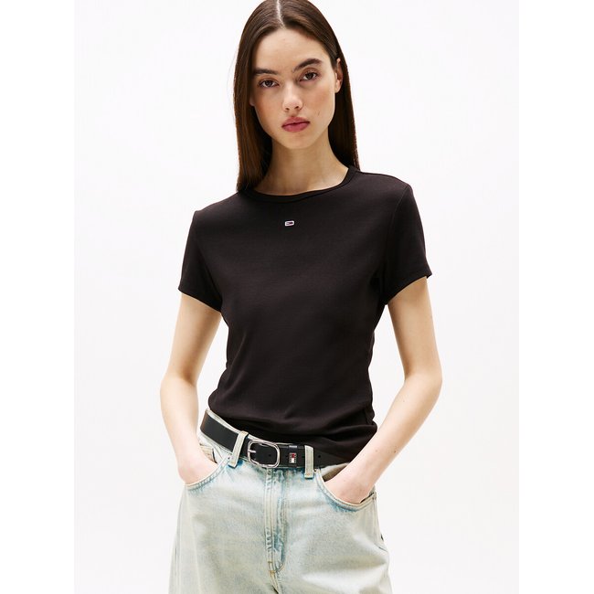Crew Neck T-Shirt with Short Sleeves - TOMMY JEANS