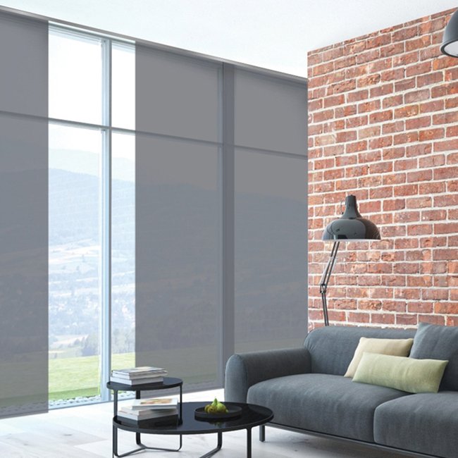 Kit complet panneaux japonais 60cm gris clair <span itemprop=