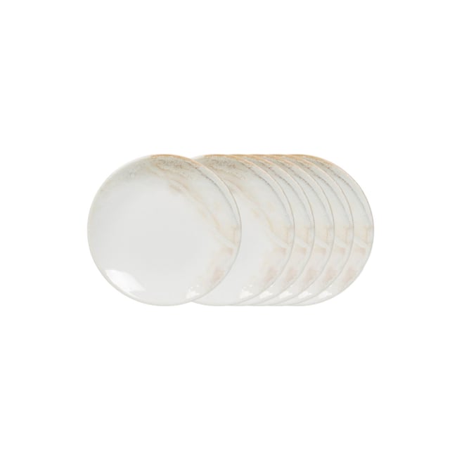 Assiette cocktail Mojave 15 cm (lot de 6) - MOJAVE Couleur crème / ivoire <span itemprop=