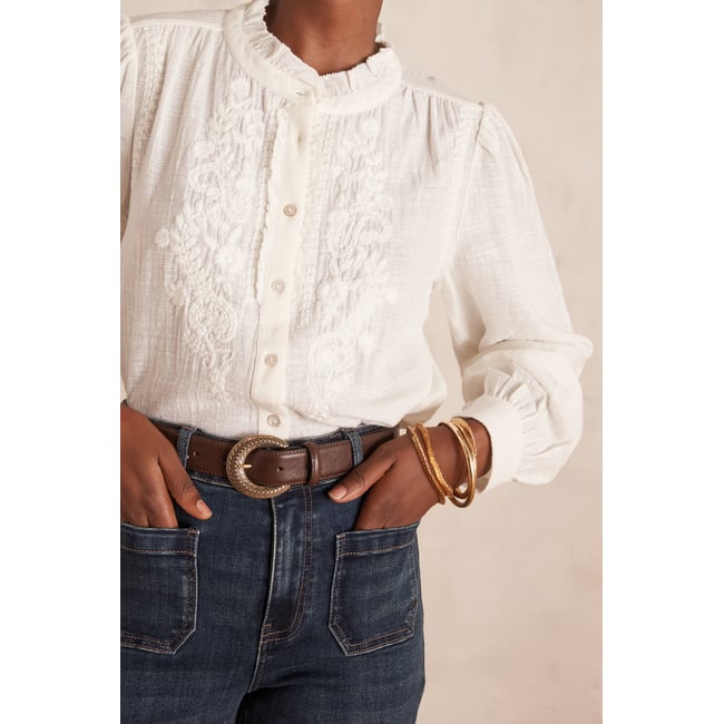 Blouse BROOKE en coton brodée - Maison 123