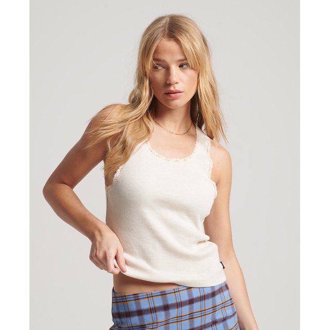 Débardeur à liseré en dentelle Athletic Essentials - SUPERDRY