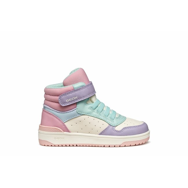 Atmungsaktive High-Top-Sneakers Washiba pastelfarben <span itemprop=