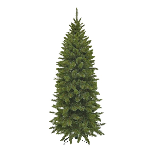 Sapin de Noël artificiel étroit H185 cm BRISTLECONE Couleur vert <span itemprop=