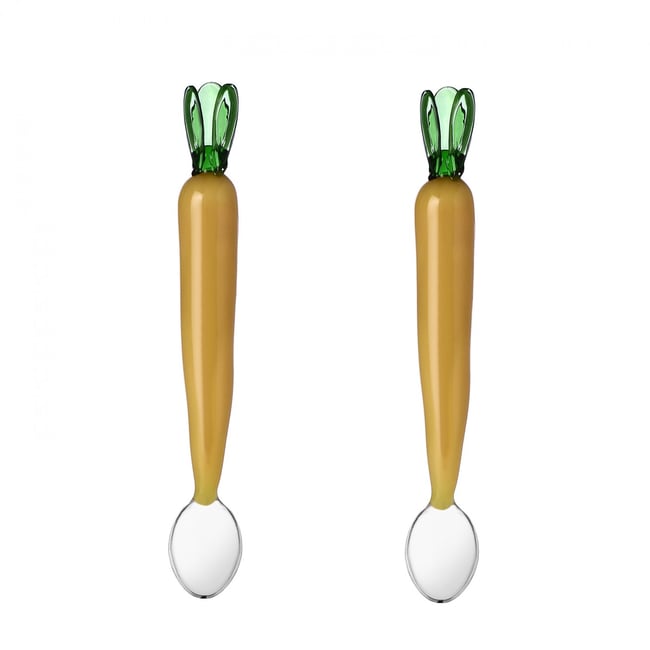 Cuillère Carotte lot de 2 Vegetables Couleur v021700 <span itemprop=