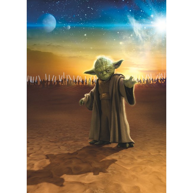 Papier peint Komar - STAR WARS Master Yoda - 200 x 250 cm - HEXOA
