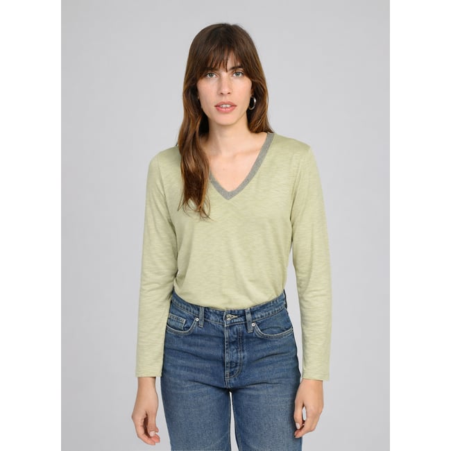 T-shirt TENIO verveine <span itemprop=
