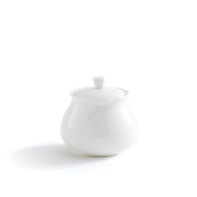Sucrier en porcelaine blanche, 11 x 8,1 x 10,8 cm | Broadway Blanc Sucrier en porcelaine blanche, 11 x 8,1 x 10,8 cm | Broadway Blanc