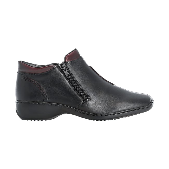 Bottine Cuir Rgd black <span itemprop=