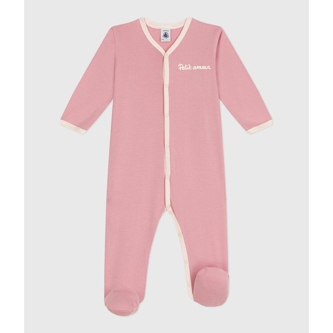 Strampler aus Baumwolle rosa <span itemprop=