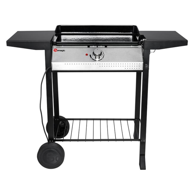 Plancha électrique sur chariot noir <span itemprop=