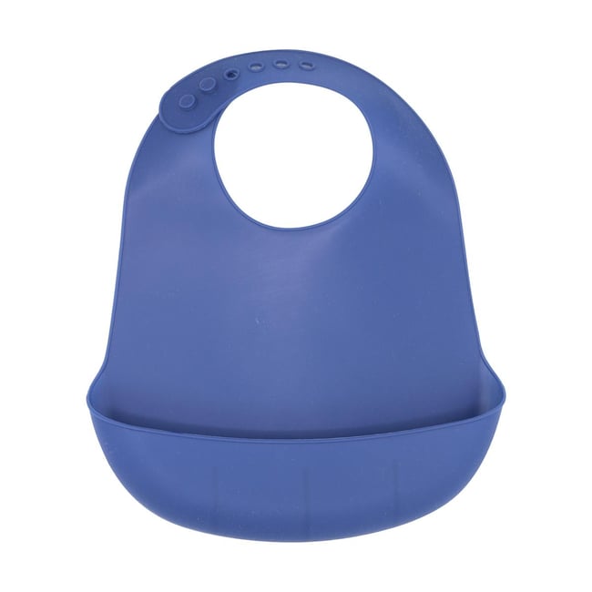Bavoir avec récupérateur en silicone - TROIS KILOS SEPT