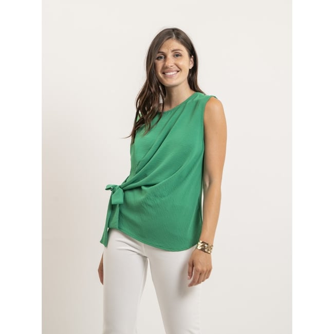 Top Sans Manches Noeud Felize - DONA LISA
