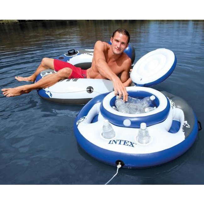 Glacière gonflable  River Run bleu <span itemprop=