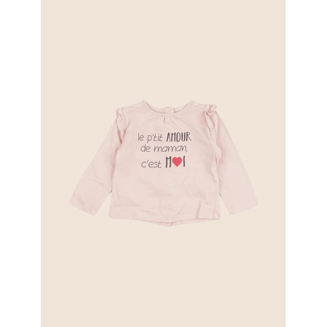 Tee-shirt - Très bon état rose <span itemprop=