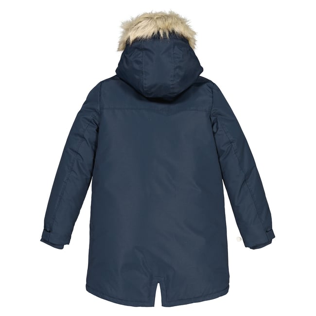 Hooded parka, navy blue, La Redoute Collections | La Redoute