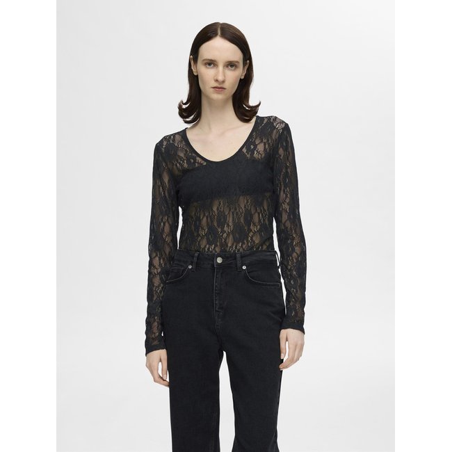 Body SELECTED FEMME noir - black <span itemprop=