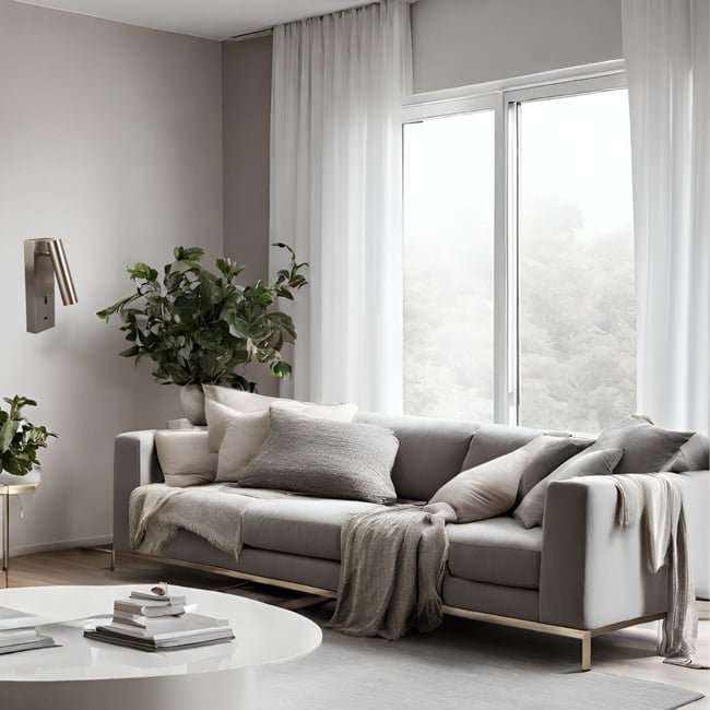 Applique    TARIFA II Couleur argenté <span itemprop=