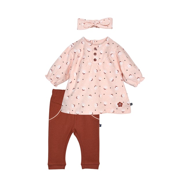 Ensemble tunique jegging bandeau patty rose <span itemprop=