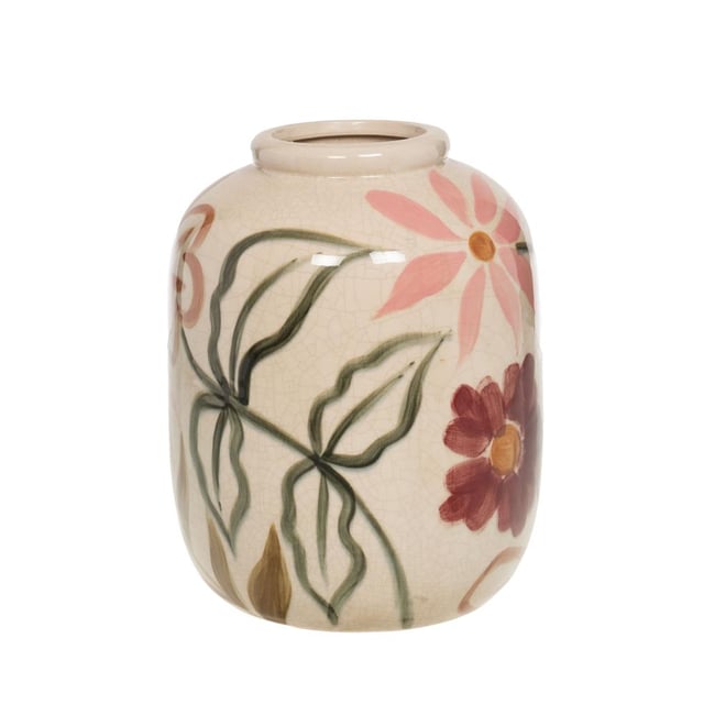Vase Florine petit modèle - FLORINE Couleur crème / ivoire <span itemprop=