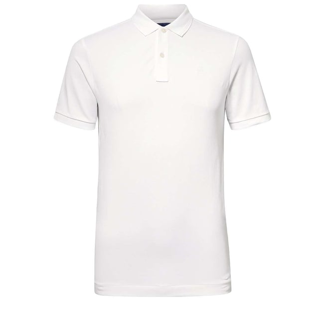 Polo en coton biologique rose uni avec une coupe droite et un col boutonné - G-Star RAW