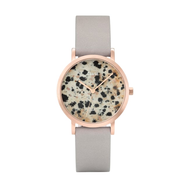 Montre Analogique  LA ROCHE PETITE doré rose blanc gris <span itemprop=