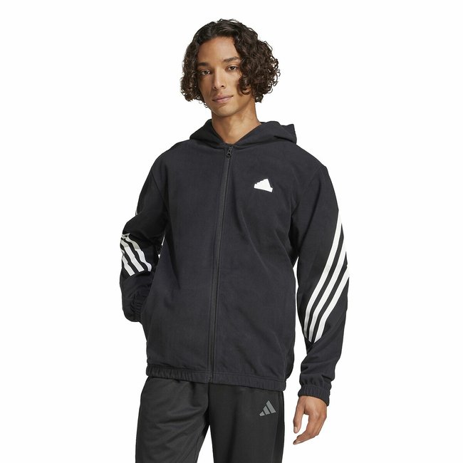 Sweat à capuche en polaire avec 3 bandes - ADIDAS SPORTSWEAR