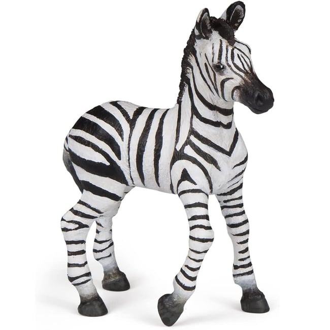 Figurine Bébé zèbre blanc <span itemprop=