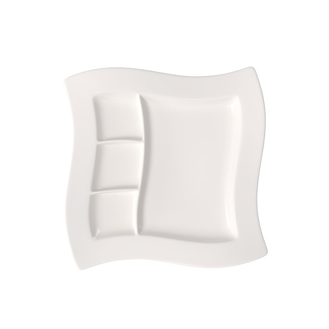 Assiette Grill NEWWAVE Couleur blanc <span itemprop=
