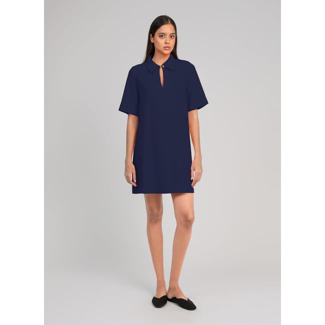 Robe Courte MAPAULA marine <span itemprop=