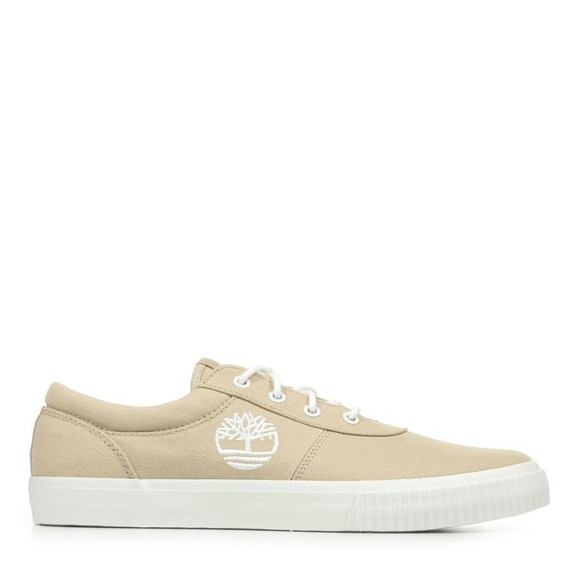 Baskets Mylo Bay Low Lace Sneaker light beige canvas <span itemprop=