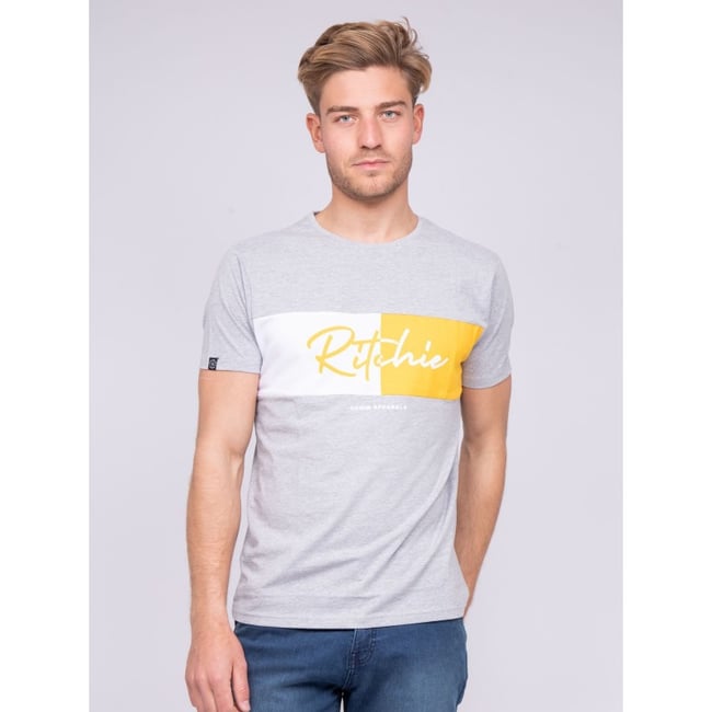 T-shirt Col Rond Pur Coton Noware - RITCHIE