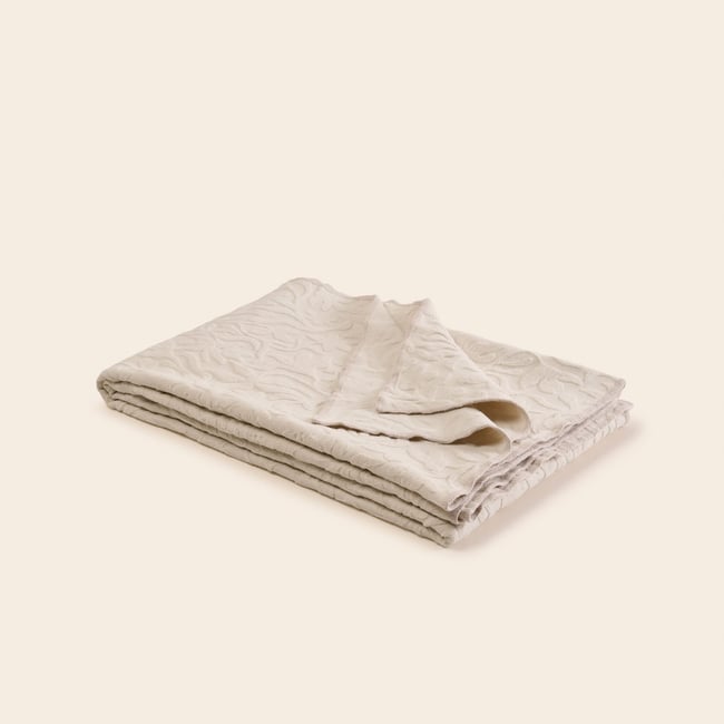 Plaid en Jacquard floral CORINNA - MADURA