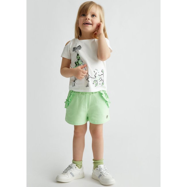 Short en molleton vert <span itemprop=