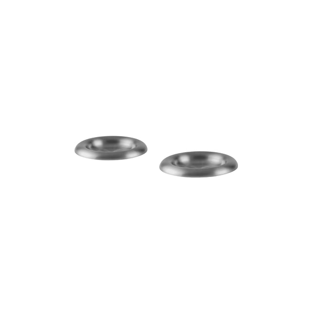 Assiette ROTO - lot de 2 Couleur acier inoxydable <span itemprop=