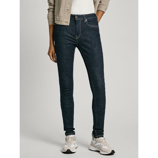Skinny-Jeans, normale Bundhöhe rinsed PEPE JEANS
