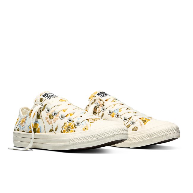 Baskets CHUCK TAYLOR ALL STAR OX ALL OVER ETERNAL SUNSHINE ecru <span itemprop=