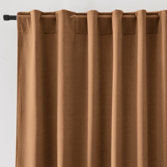 Cortina de terciopelo con acabado de trabillas ocultas Velvet - LA REDOUTE INTERIEURS