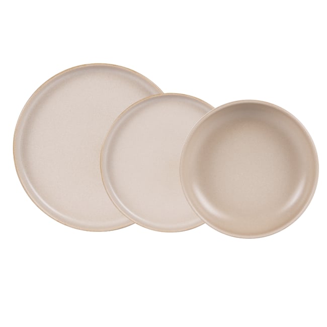 Service d'assiettes   sable réactif 18 pièces-UNO Couleur v002235 <span itemprop=