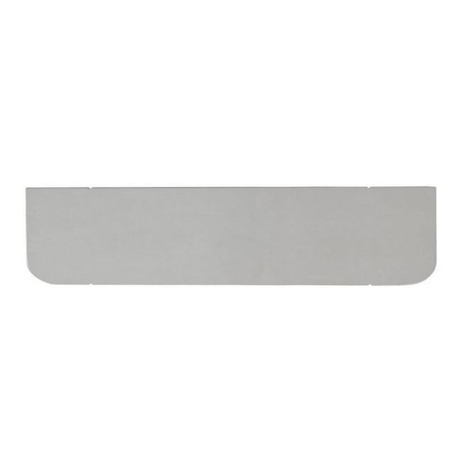 Tablette pour étagère bois laqué  Rib Couleur gris <span itemprop=