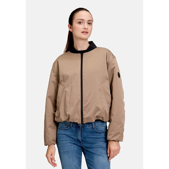 Veste d'hiver à col marron <span itemprop=