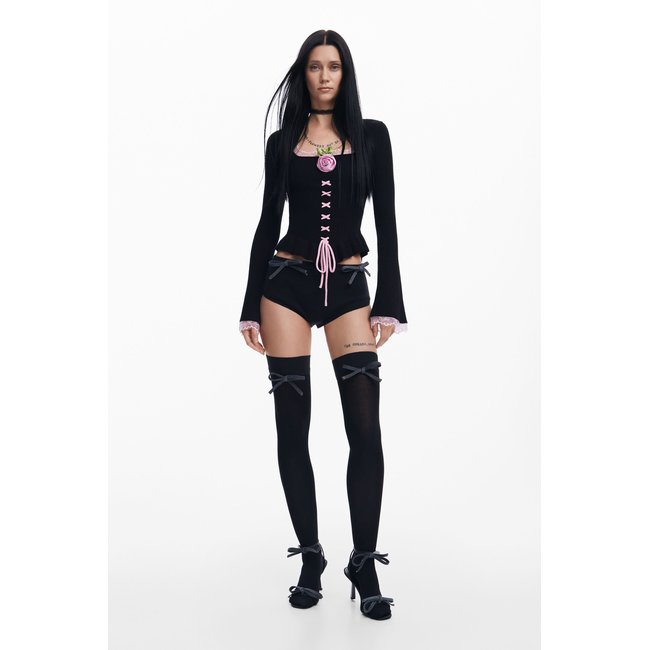 Jersey Royal María Escoté noir <span itemprop=