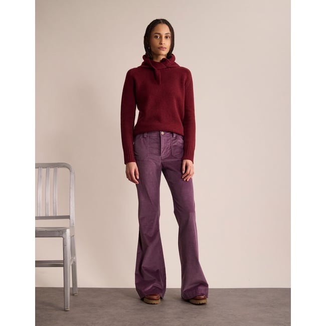 Pantalon Charlyse violet <span itemprop=