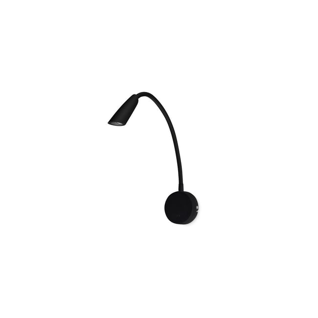 Applique    lumière chaude  BOKEN Couleur noir <span itemprop=