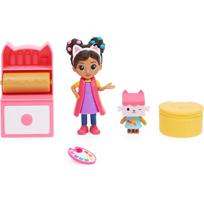 Figurine et accessoires pour Maison de poupée Studio d'Art Gabby's Dollhouse v019845 <span itemprop=