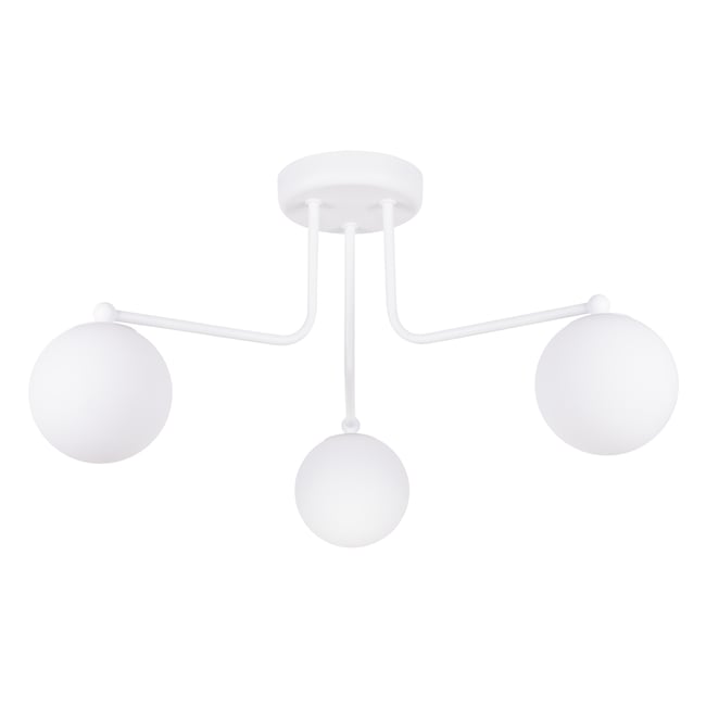 Lustre Acier Blanc G9 3 Astral Couleur blanc <span itemprop=