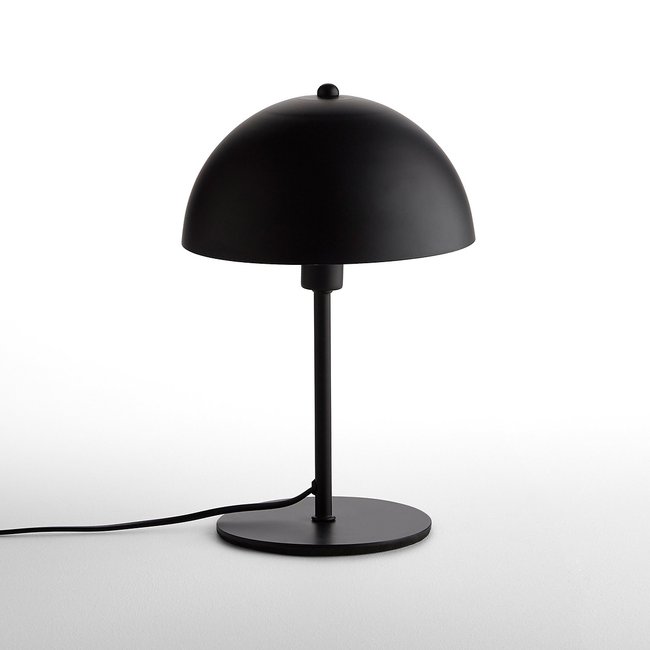 Table Lamp with Mushroom Shape in Brass-Plated Metal Capi, black, LA REDOUTE INTERIEURS