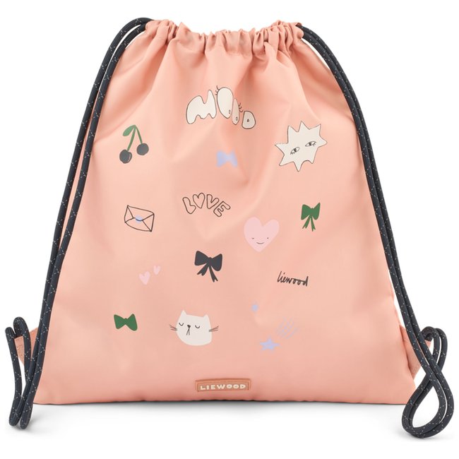 Sac de sport Danella rose, blanc, vert <span itemprop=